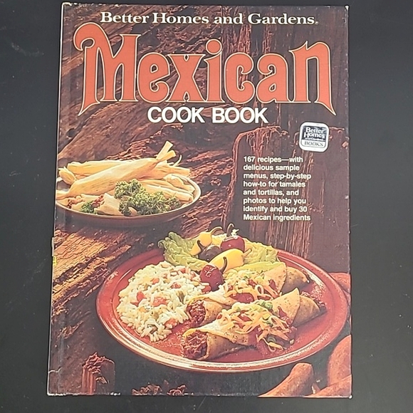 Vintage 70s Better Homes & Garden Authentic Mexican Recipes Cookbook Hardback - Picture 2 of 14